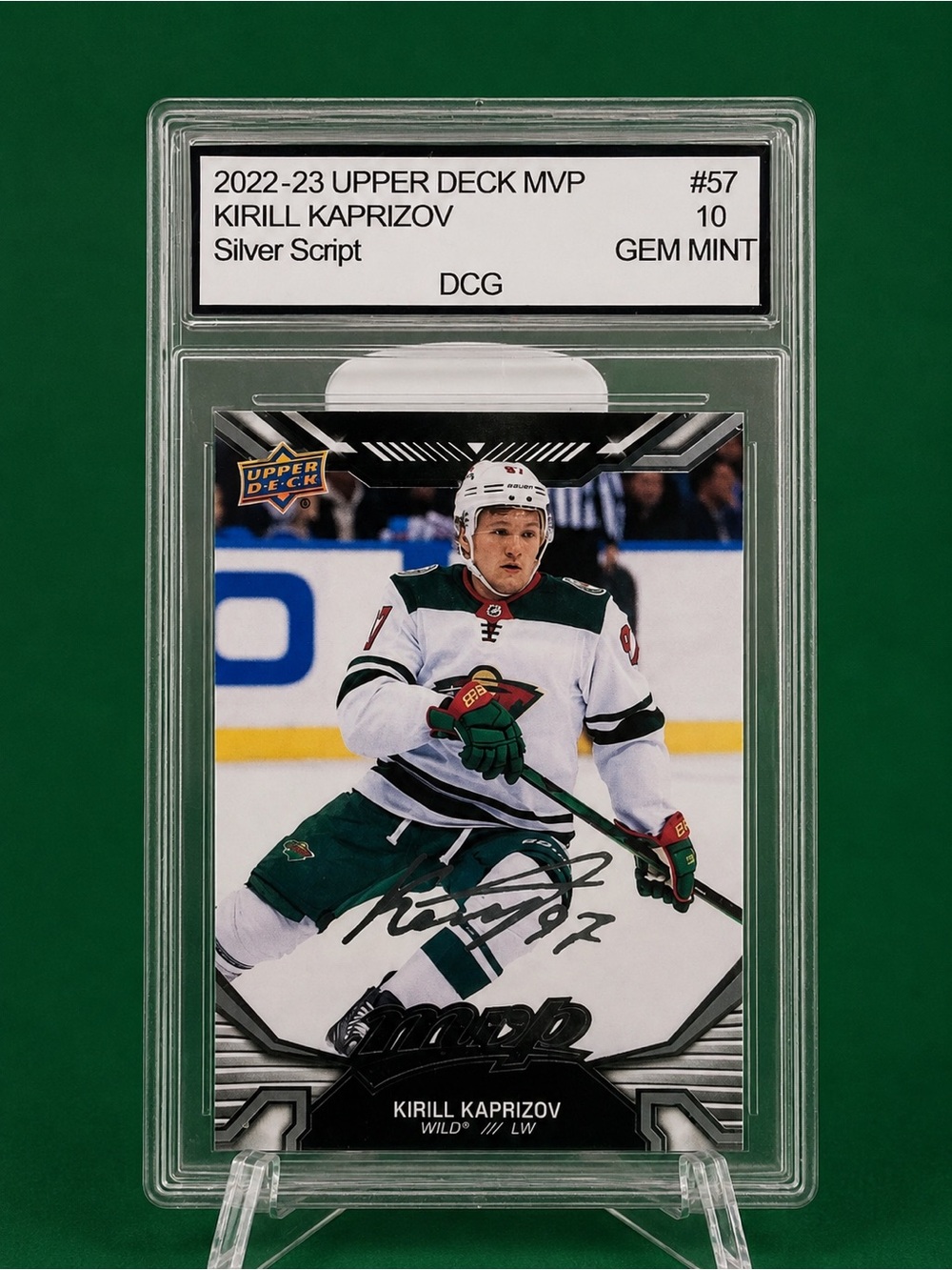 Upper Deck Kirill Kaprizov 2022-23 Trading Card - Green